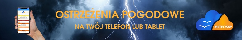 Ostrzeżenia pogodowe na telefon i tablet